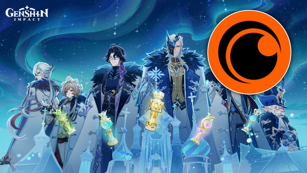 Crunchyroll y Genshin Impact anuncian una colaboración con recompensas exclusivas para sus miembros
